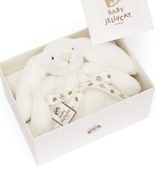 Doudou Lapin Timide , peluche dessinée à Londres Jellycat BLNKLUN-D