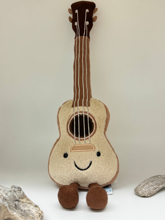 Ukulélé amusant peluche dessinée à Londres