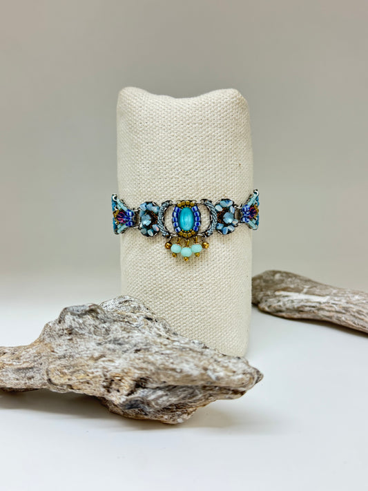 Bracelet Menthe Fresh Waters Set, Cristal  Fabriqué à la main au Moyen Orient