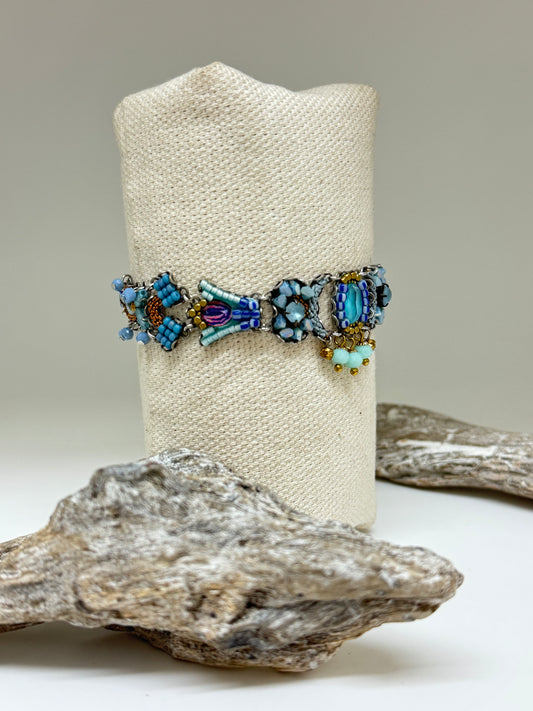 Bracelet Menthe Fresh Waters Set, Cristal  Fabriqué à la main au Moyen Orient