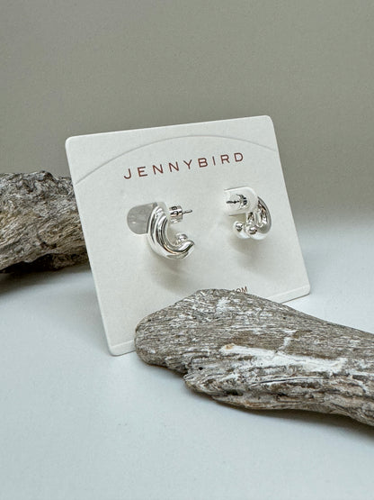 Boucles  Mini Florence argent Jenny Bird Canada