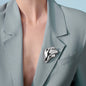 Lydia Brooch Dessiné par une Artiste Ontarienne Jenny Bird JB840-HPS