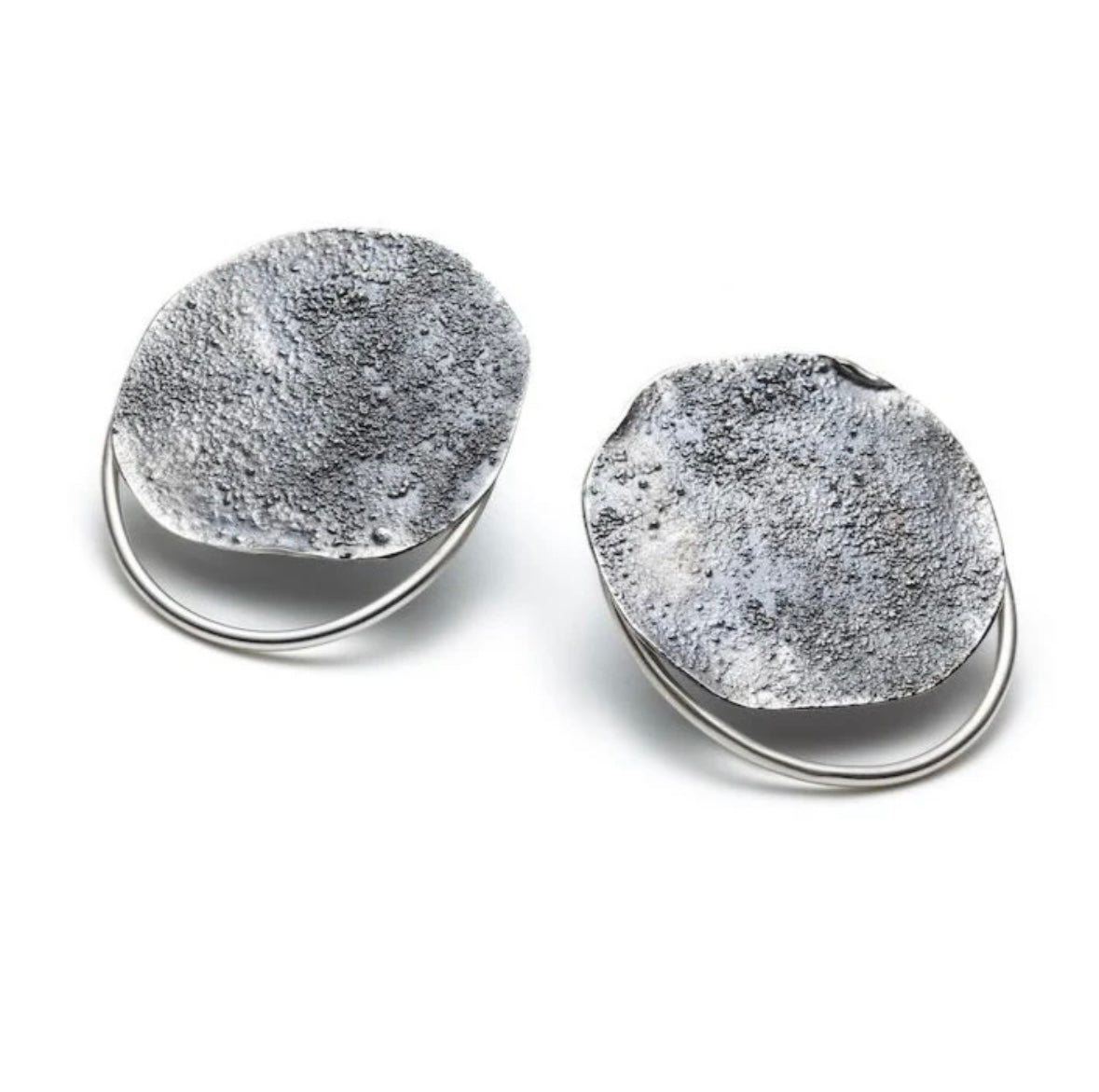Boucles d'oreilles Acera Argent fait mains à Montréal (Copie) Isabelle Kapsaskis