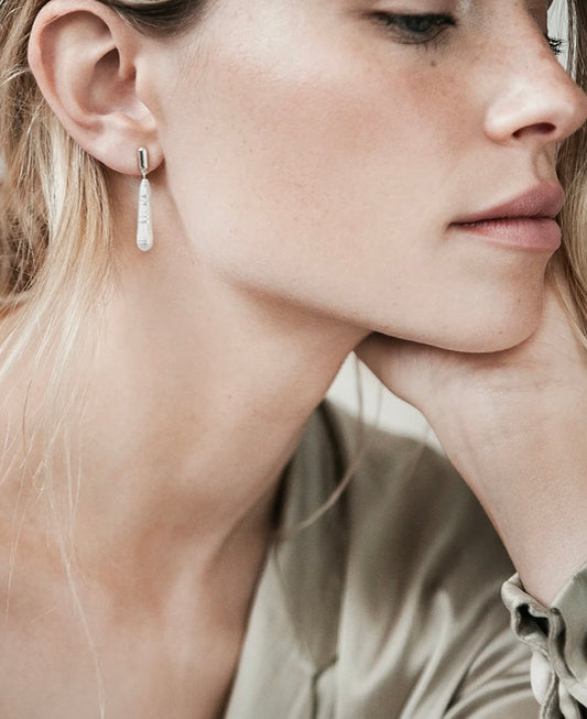 Boucles perles Biwa Fait main à Montréal Maksym BOBIWA 