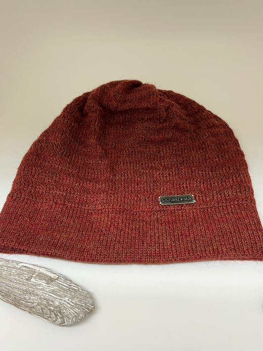 Tuque Roma rouille Fait main à Dunham La fibre et moi Roma
