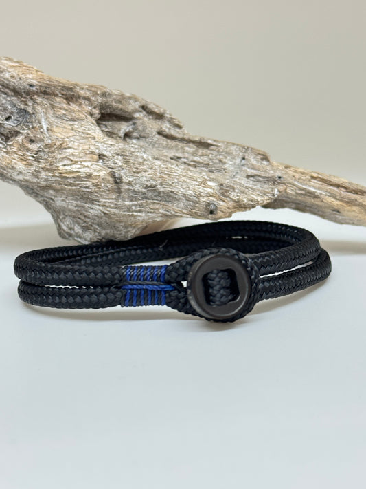 Bracelet Don Dino Black Black Fait à la main à Amsterdam Pig & Hen Don Dino