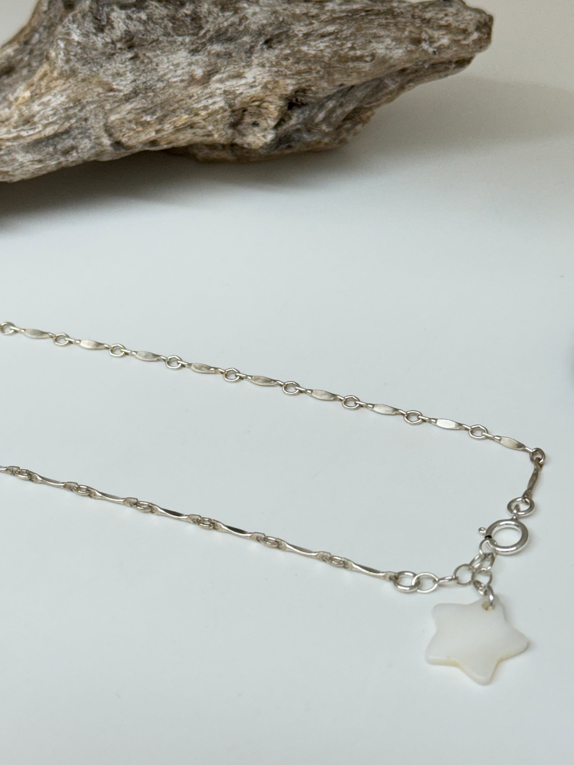 Bracelet de cheville Argent sterling fait à la main à Amsterdam Blinckstar 191E18