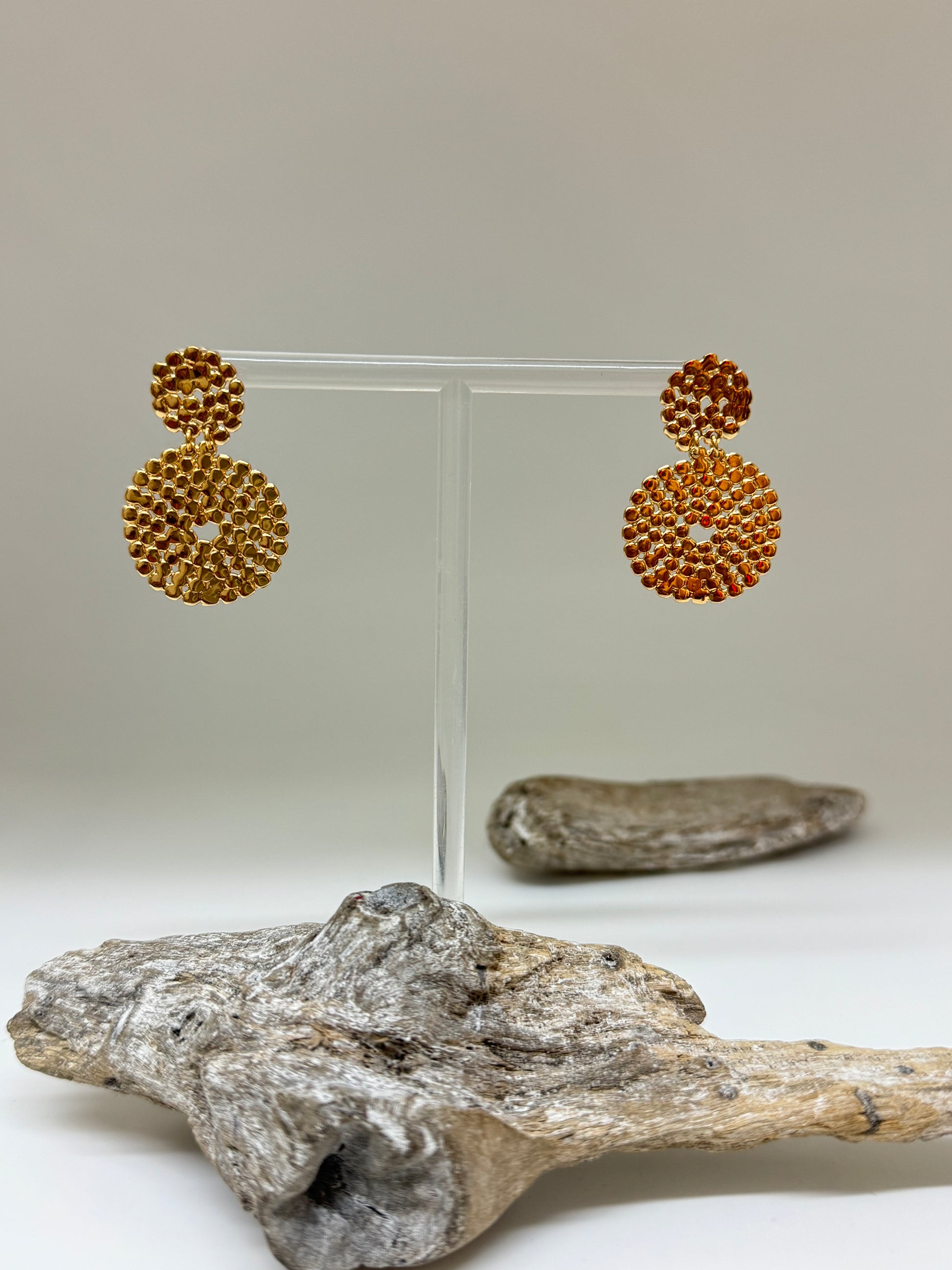 Boucles d'oreille Torsade Créole Bijoux Produite à Marseille Gas bijoux Torsade Créole