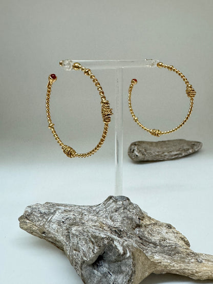 Boucles d'oreille Torsade Créole Bijoux Produite à Marseille