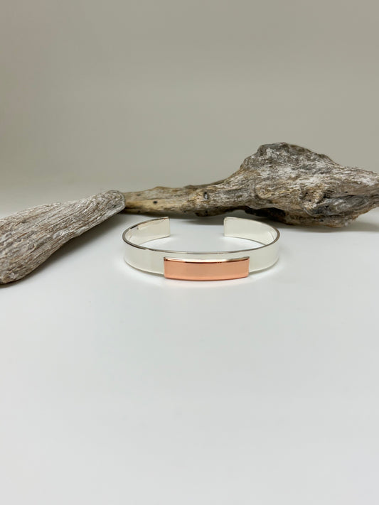 Bracelet Cuivre et Argent Fait à Montréal
