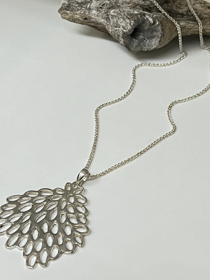 Pendentif Fleur de Mer Argent 925 Fait main à Montréal Nicole Gauvin p-273