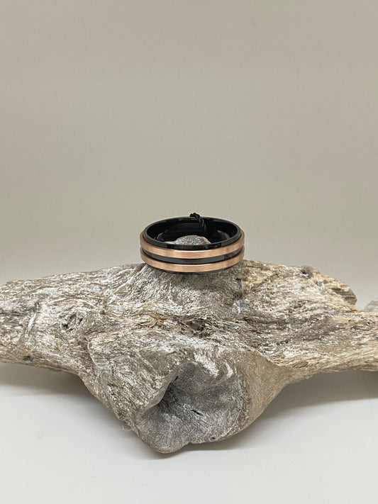 Bague en Acier inoxydable, dessinée par Arz Steel Montréal AS-R75 Arz Steel