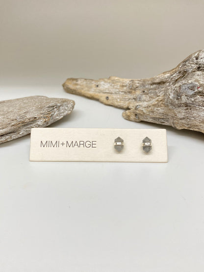 Boucles Labradorite Argent 925 Fait main à Vancouver Mimi Marge Labradorite