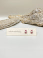 Boucles Tourmaline Argent 925 Dessinée à Vancouver Mimi Marge Tourmaline