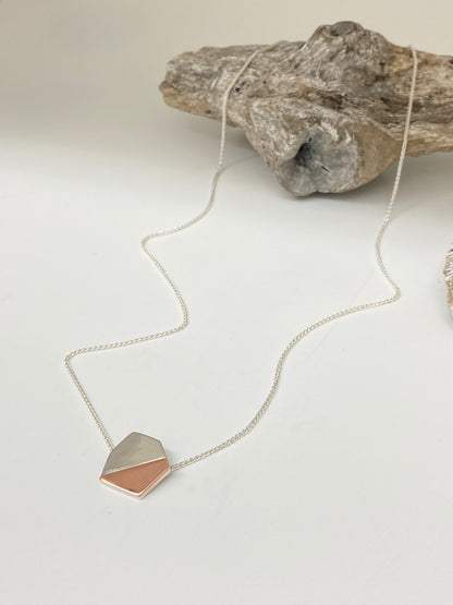 Pendentif Argent 925/Cuivre Fait main à Montréal N_ASY11 Claudine Moncion