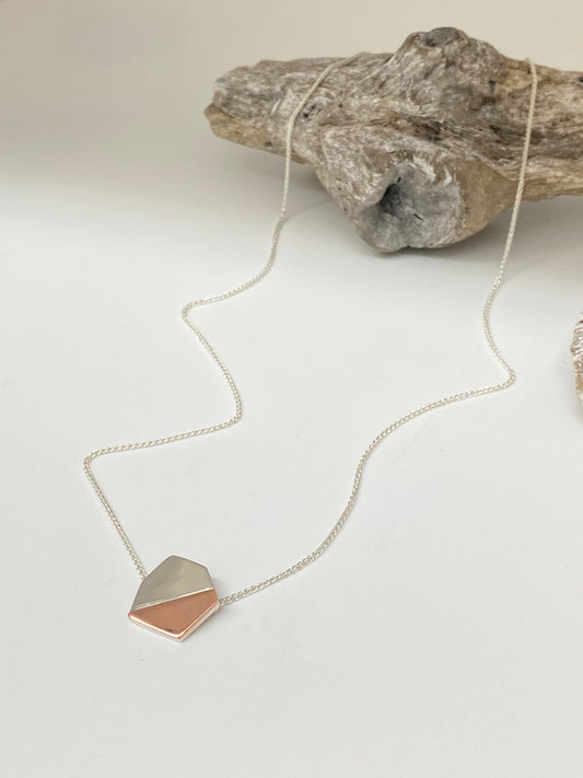 Pendentif Argent 925/Cuivre Fait main à Montréal N_ASY11 Claudine Moncion