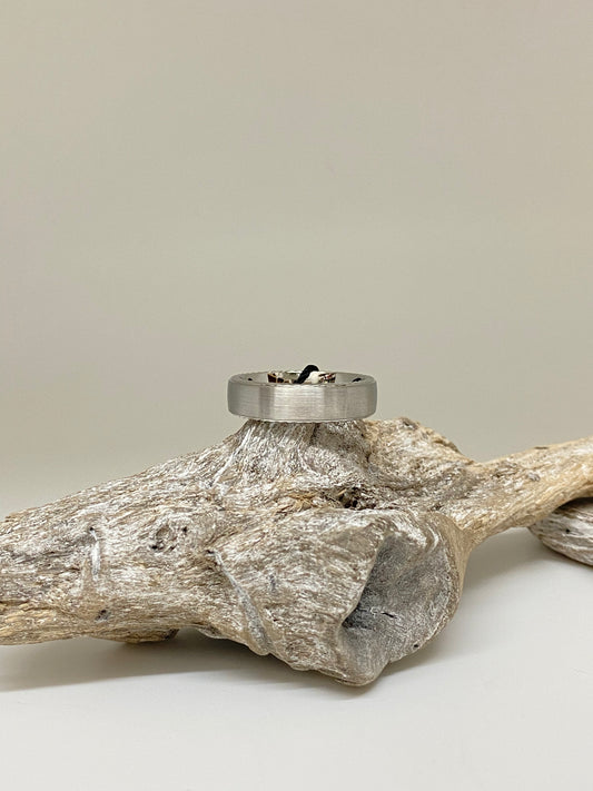Bague en Acier inoxydable, dessinée par Arz Steel Montréal AS-R101 Arz Steel
