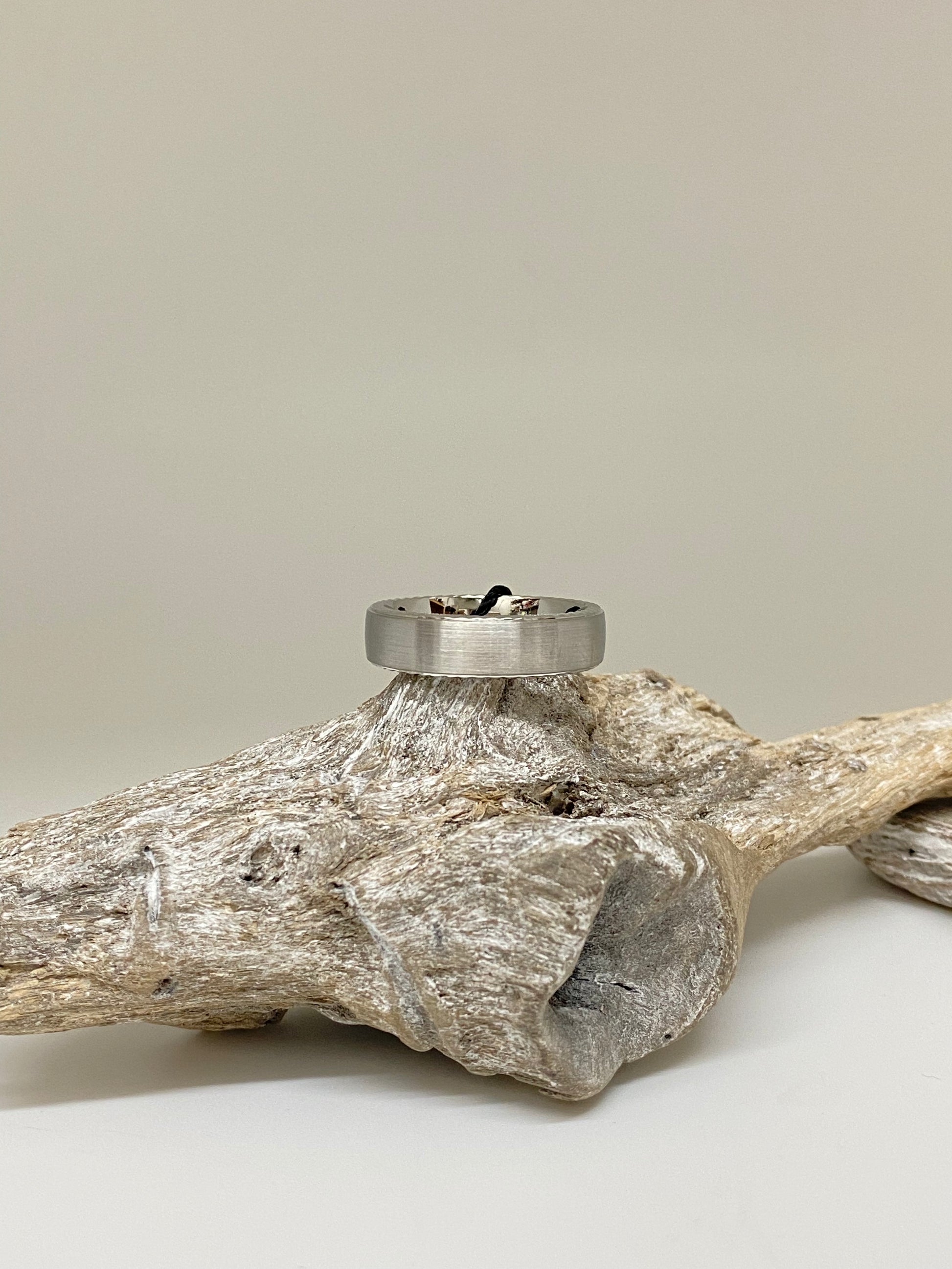 Bague en Acier inoxydable, dessinée par Arz Steel Montréal AS-R101 Arz Steel