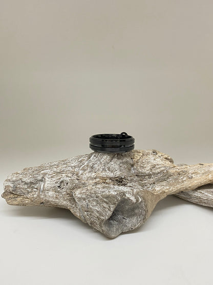 Bague en Acier inoxydable, dessinée par Arz Steel Montréal AS-R76