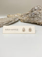 Boucles Quartz rose Argent 925 Dessinée à Vancouver Mimi Marge Quartz rose
