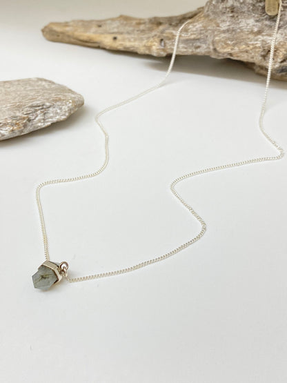 Collier Argent Labradorite Dessiné à Vancouver