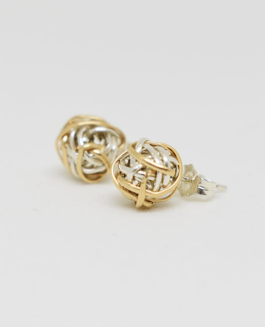 Boucle d'oreille Mix Twist Stud earring, Dianne Rodger Jewellery Fait au Canada