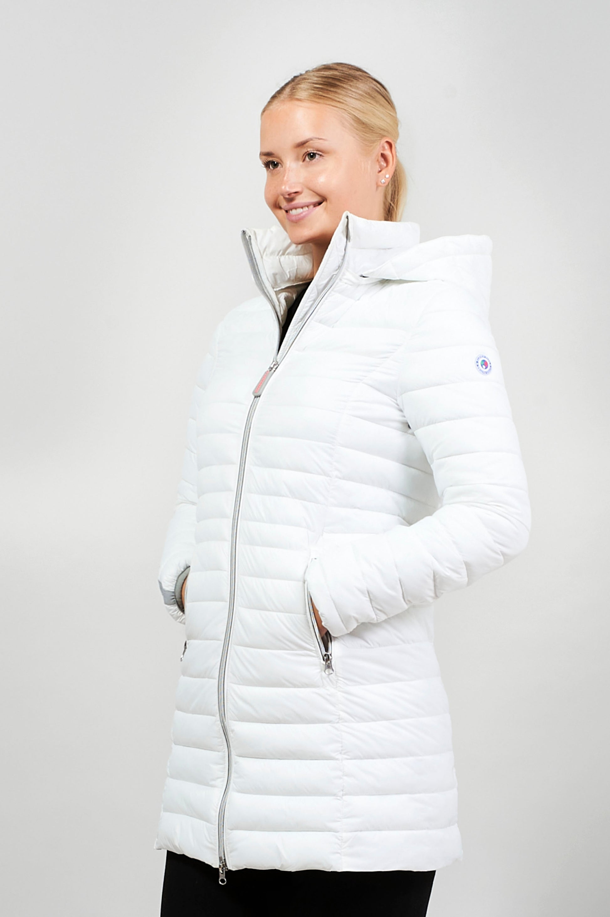 Manteau vegan Eleven Elfs design Italien Julie blanc Eleven Elfs Julie
