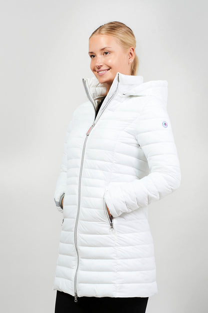 Manteau vegan Eleven Elfs design Italien Julie blanc Eleven Elfs Julie