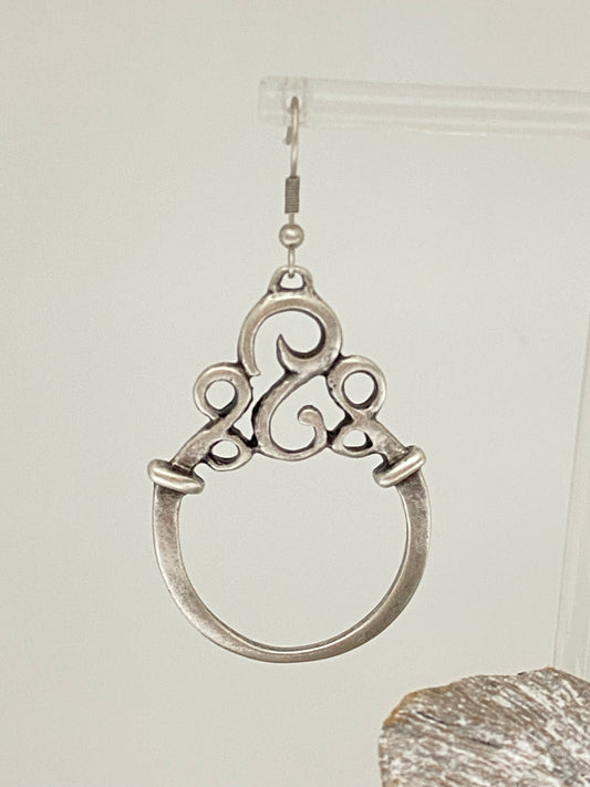 Boucles d'oreille Zamac dessinée à Montréal Sazzu ME5012  