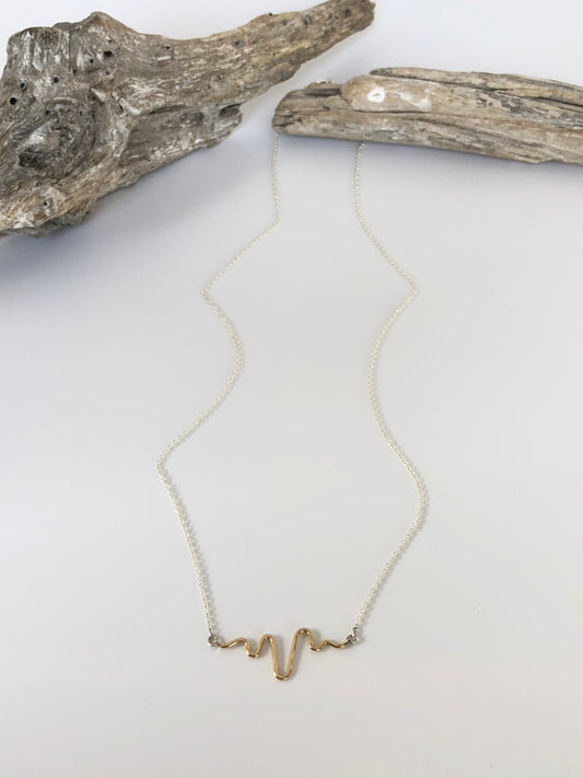 Collier Battements de Coeur Fait en Outaouais wn07925yg W Jewellery