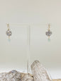 Boucles Dainty 925, aqua-marine fait main en Ontario Dainty Air & Earth Design