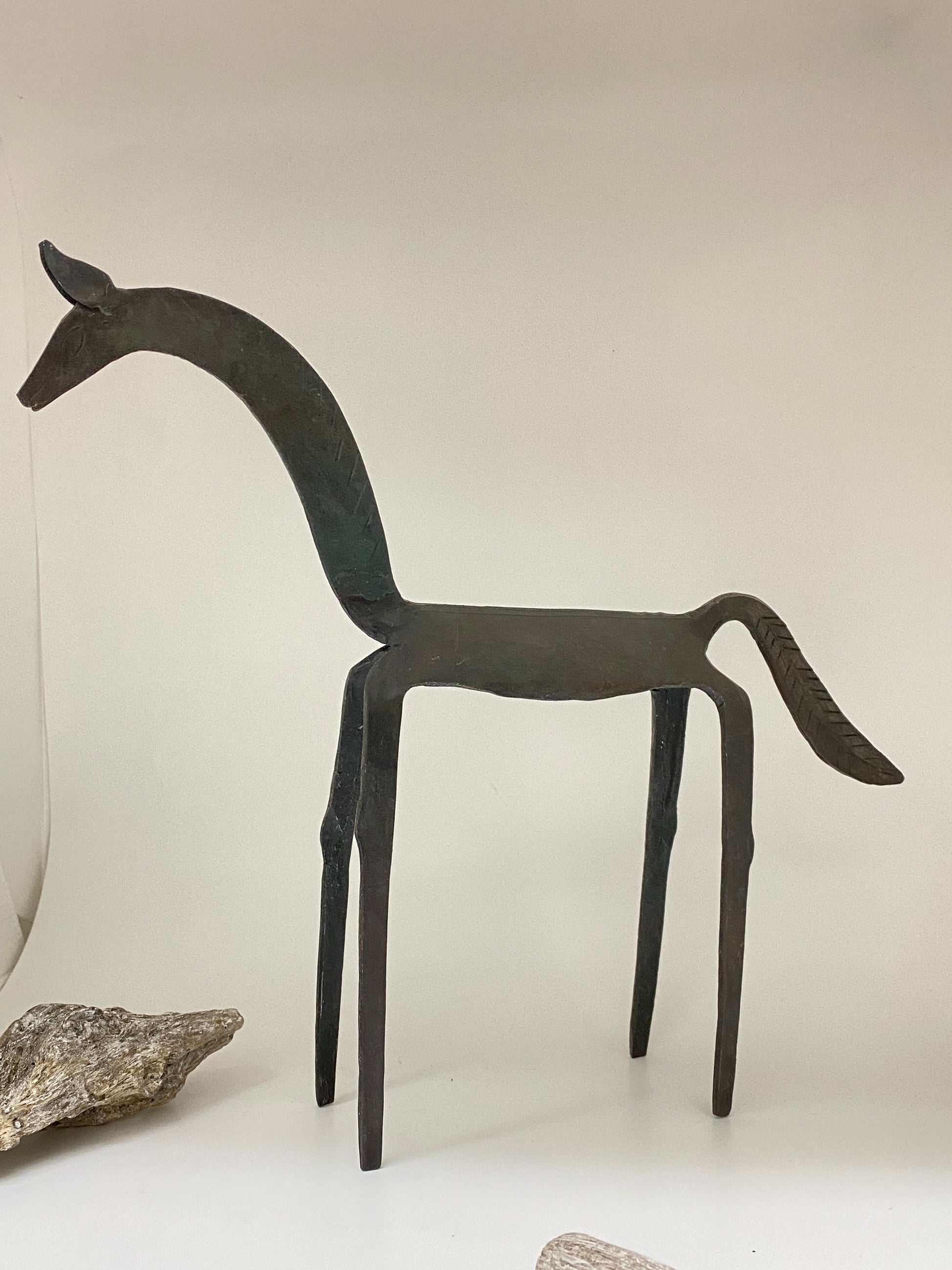 Cheval métallique, intemporel Fait main en Inde décoration