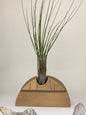 Vase en bois Fait main au Québec Noir & Bois