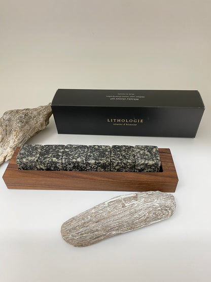 Pierre à Whisky Gabbro Fait main au Québec Lithologie