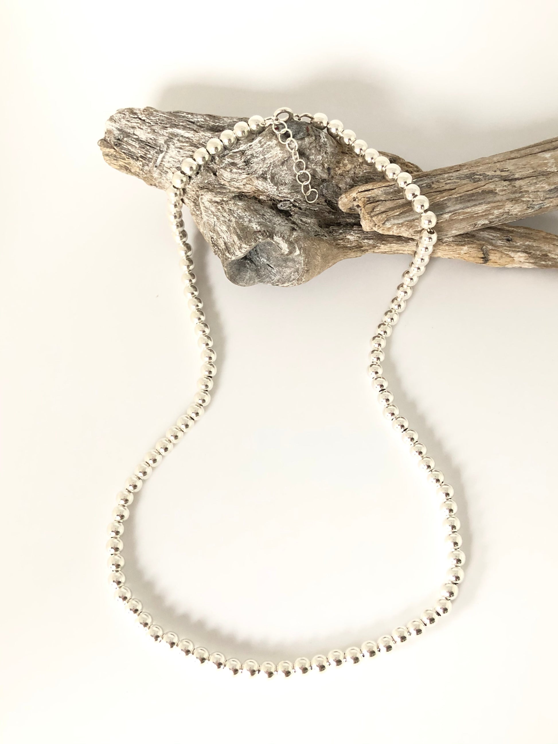 Collier Boules en Argent 925 Artisans Thaïlande C1008 DSA