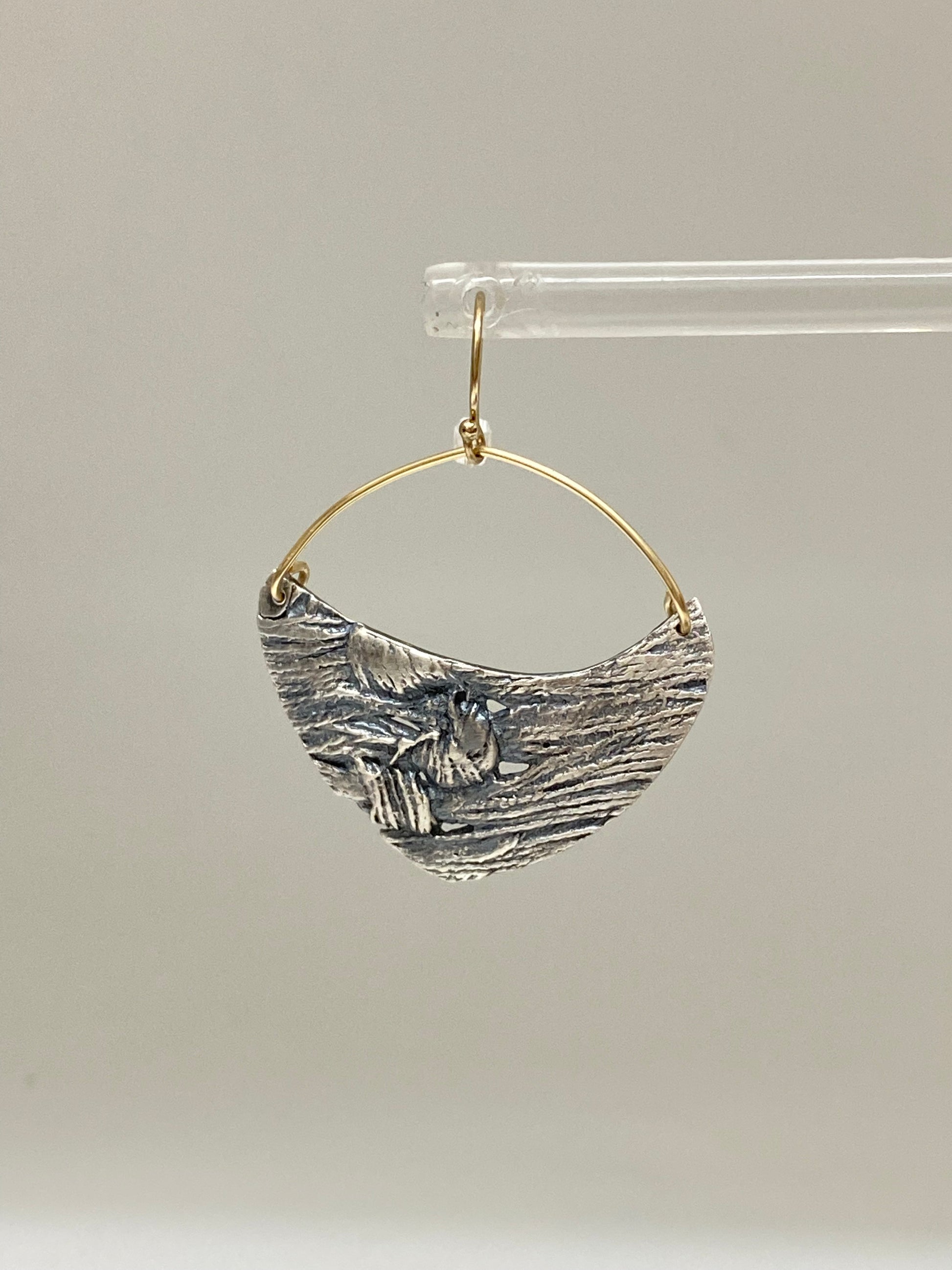 Boucles Love knot 925 & Or fait main en Ontario Love knot Air & Earth Design