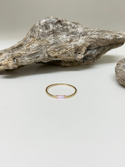 Bague Or 10 carats - Zircon Fait main en Espagne Bijoux Lune 