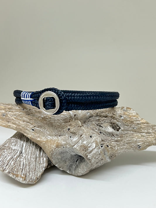 Bracelet Don Dino Navy-Silver Fait à la main à Amsterdam Pig & Hen Don Dino
