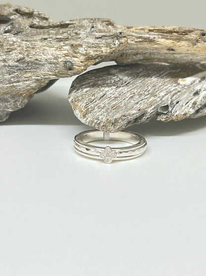 Bague Lucky Argent Meditation ring Toronto Spin and Wish MR4411