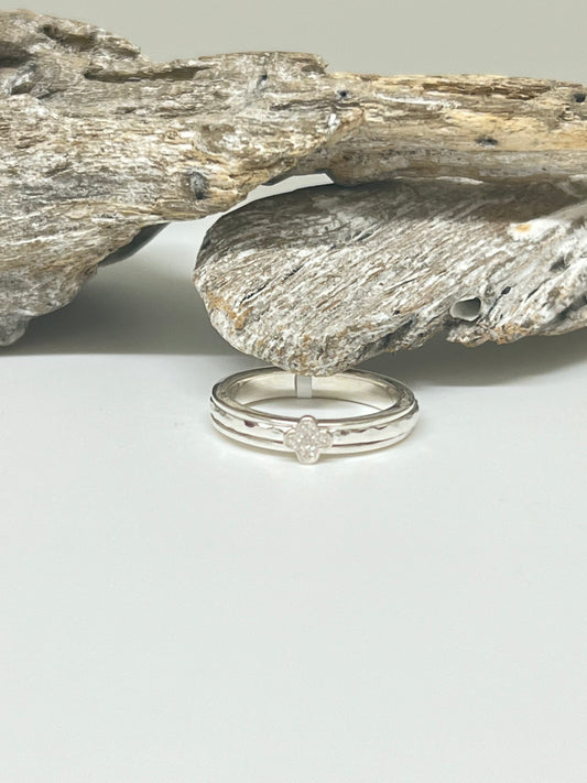 Bague Lucky Argent Meditation ring Toronto Spin and Wish MR4411