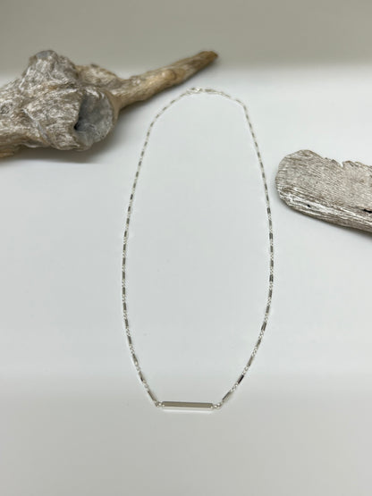 Collier barres // Argent Fait main à Montréal Maksym Joaillerie Collier barres
