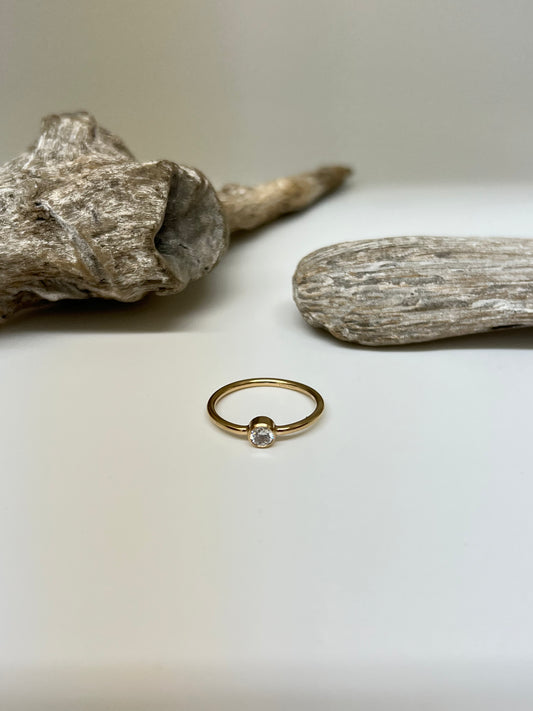 Bague Goldfill et Cubic Zirconium Fait main à Amsterdam Blinckstar 212r13