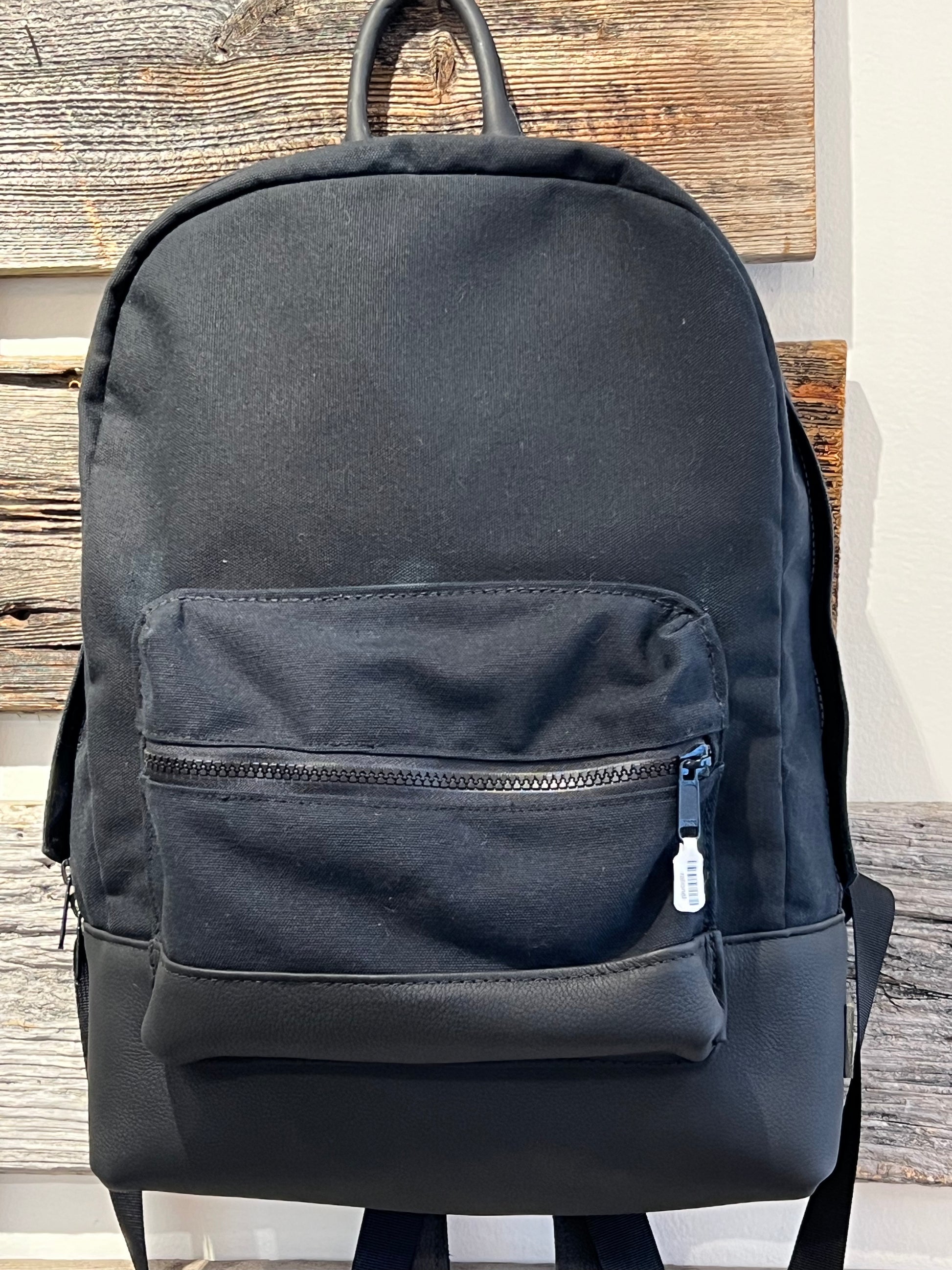 Sac Rationale Canevas et cuir Woolfell Fait main à Montréal