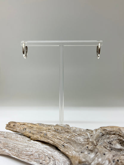 Anneaux Ovale en Argent 925 DSA Artisans Thaïlande  Hoops Argent 925