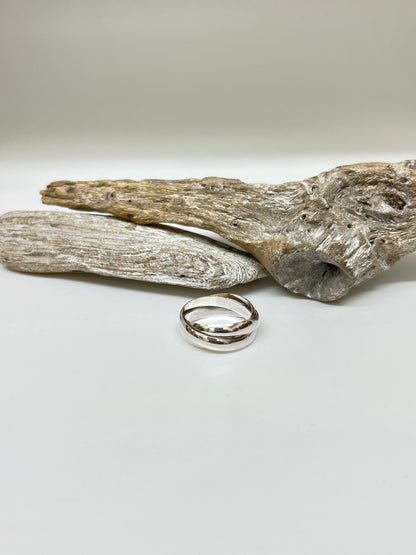Bague Trilogie en Argent 925 Fait main Artisans Thaïlande Trilogie ring