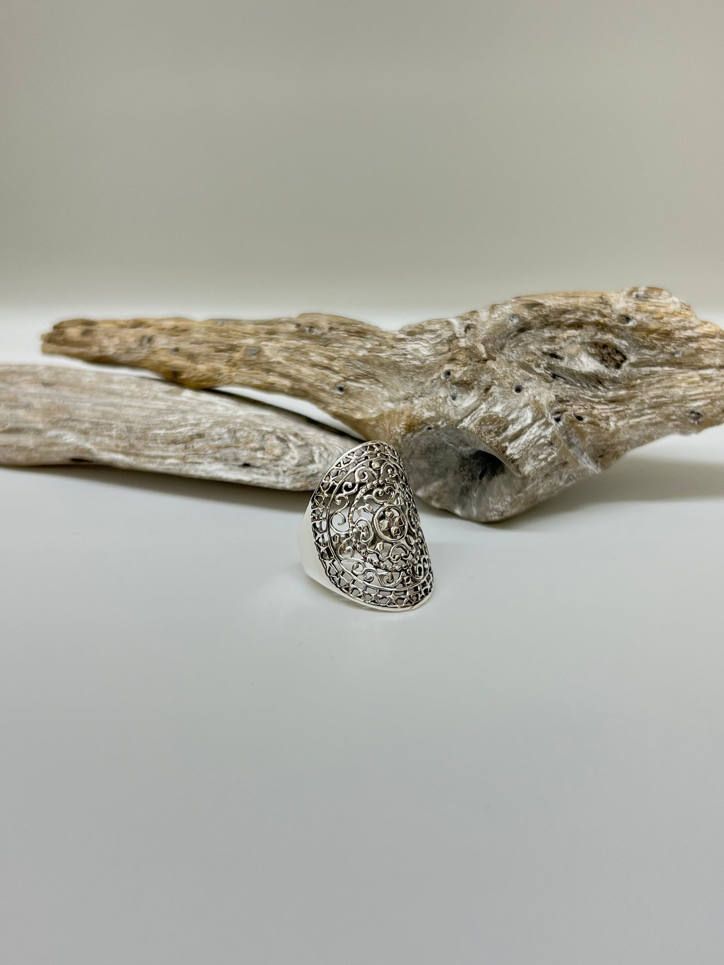 Bague Yantra Argent 925  Fait main par Artisans de l'Indonésie Silver ring r1320