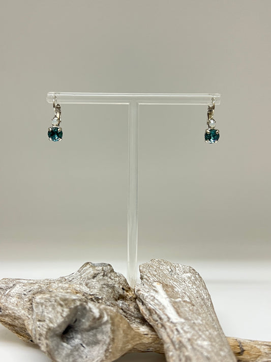 Boucles d'oreille Cristal de Swarovski Fabriqué à la main en Israël