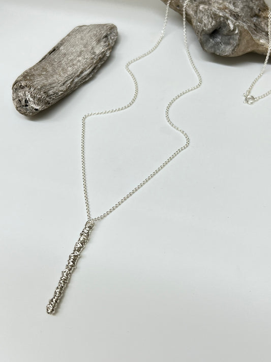 Collier Twist en Argent 925 Fait main en Outaouais Dianne Rodger 