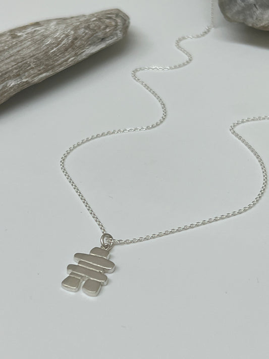 Collier Micro Zircon Argent 925 fait au Canada Hilary Druxman ss1488