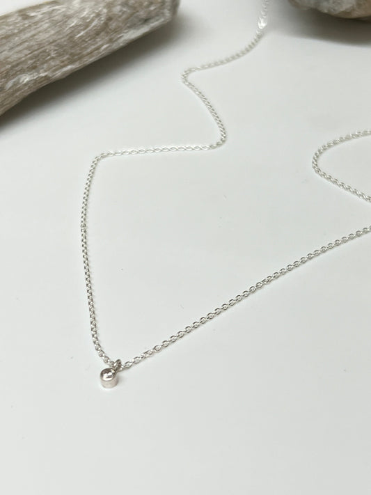 Collier Micro Zircon Argent 925 fait au Canada Hilary Druxman 37n3.1